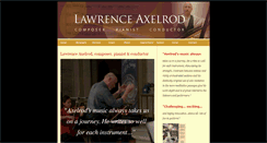 Desktop Screenshot of lawrenceaxelrod.com